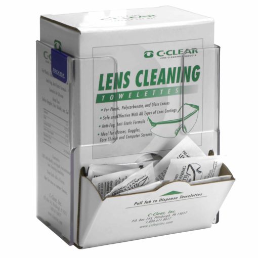 Lens Cleaning Towelette Dispenser