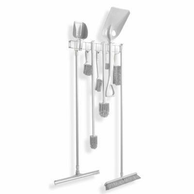 White PVC Coated 26" 12-Hook Rack