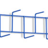 Blue PVC Coated 26" 12-Hook Rack