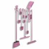 Pink PVC Coated 36" 16-Hook Rack