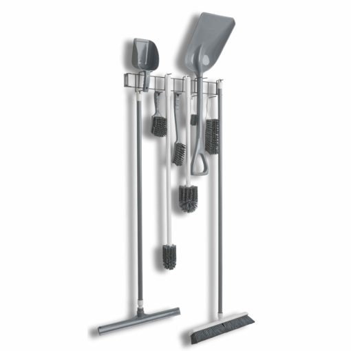 Gray PVC Coated 26" 12-Hook Rack