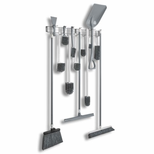 Gray PVC Coated 36" 16-Hook Rack