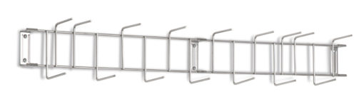 Stainless Steel 36" 16-Hook Rack