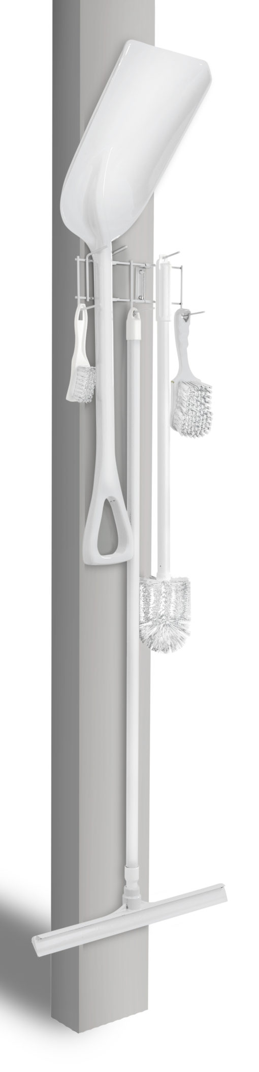 White 10" Utility / Sanitation Rack