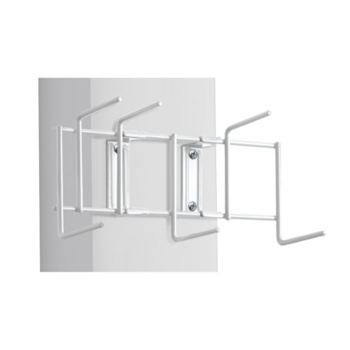 White 10" Utility / Sanitation Rack