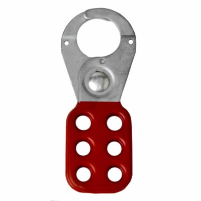 Red 1" Lockout Tagout Hasp Standard Style