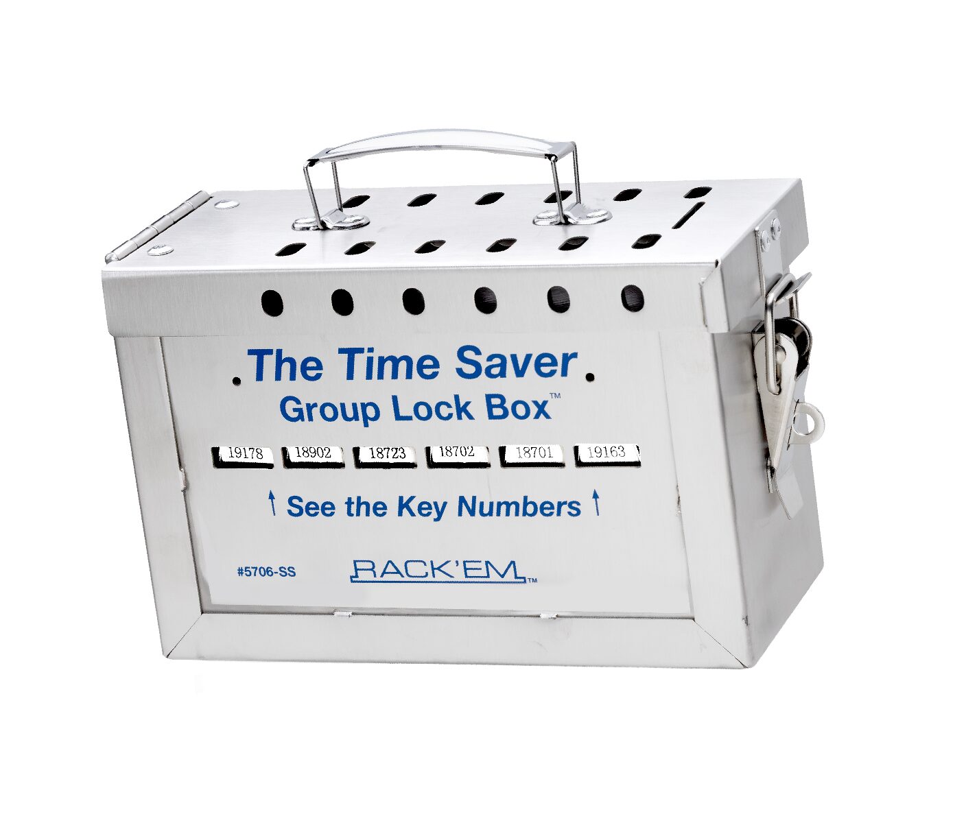 "Time Saver" Group Lockout Box Stainless Steel (SKU: 5706-SS)